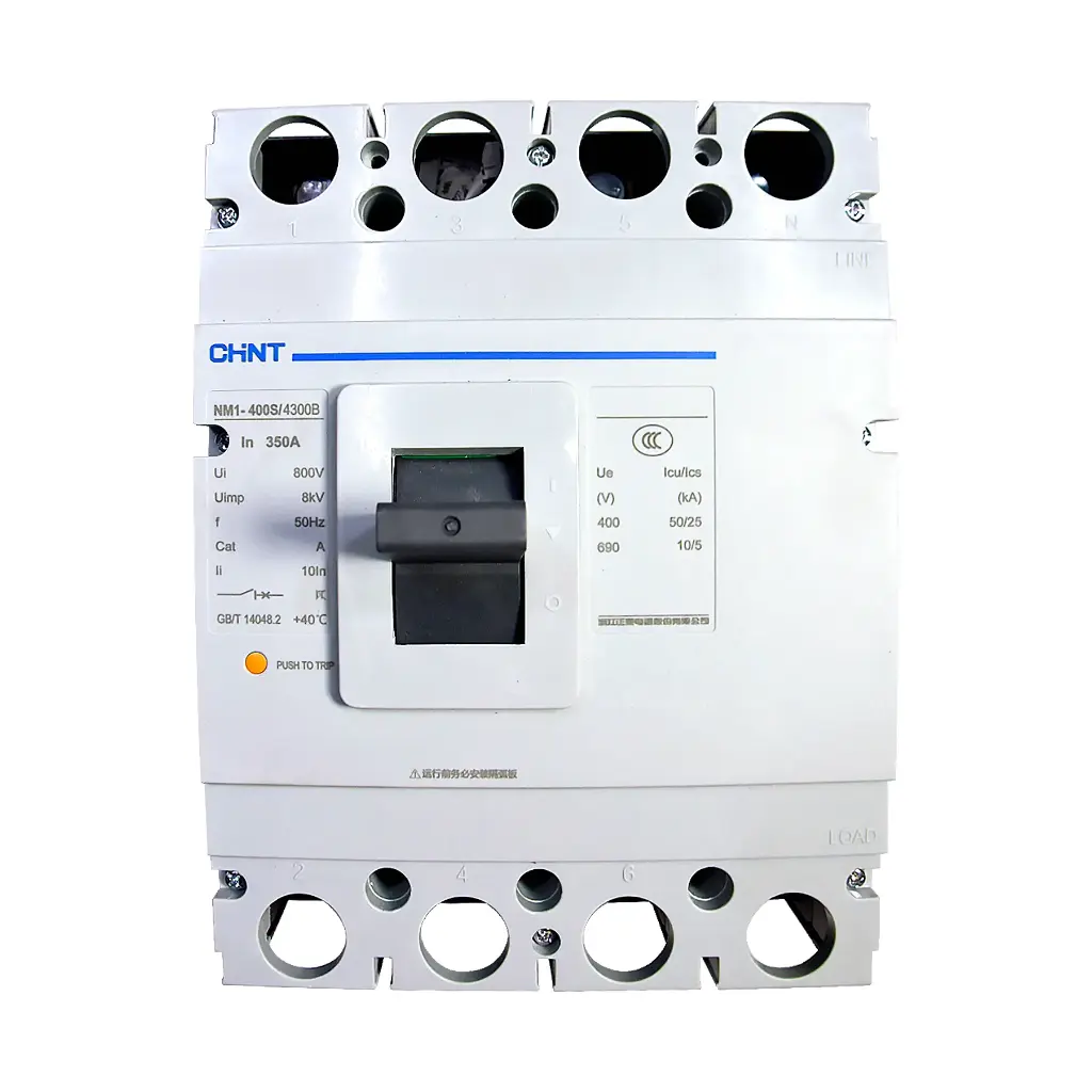 Автоматический выключатель CHINT ELECTRIC NM1-400S/4300B 350A 3P+N