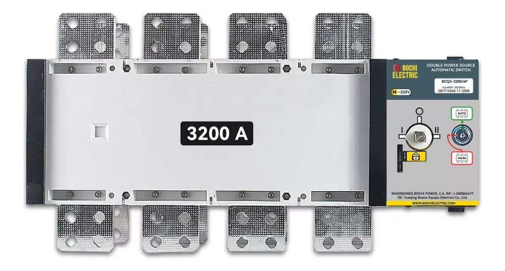Автоматический переключатель ввода ATS BCQ3-3200 3200A/110V