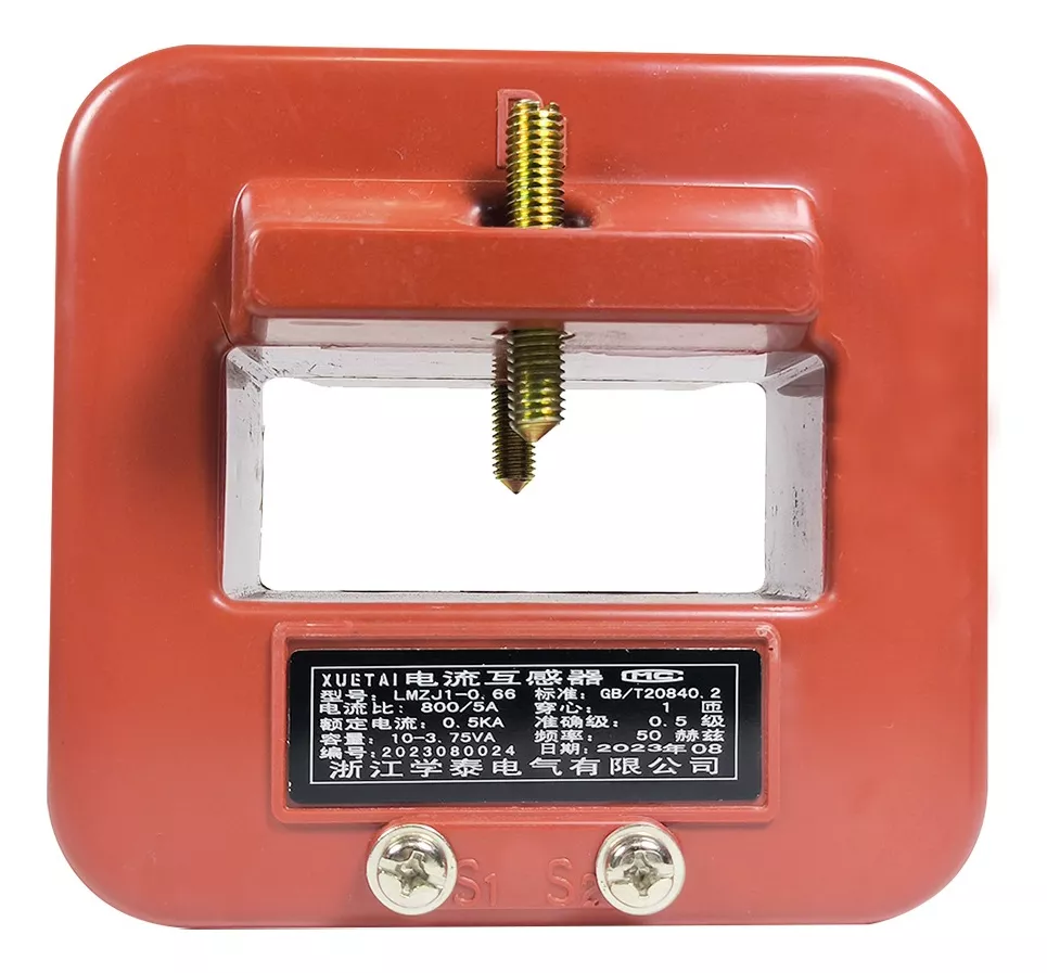 TRANSFORMADOR DE CORRIENTE BARRA FIJA LMZJ-0.66 800A