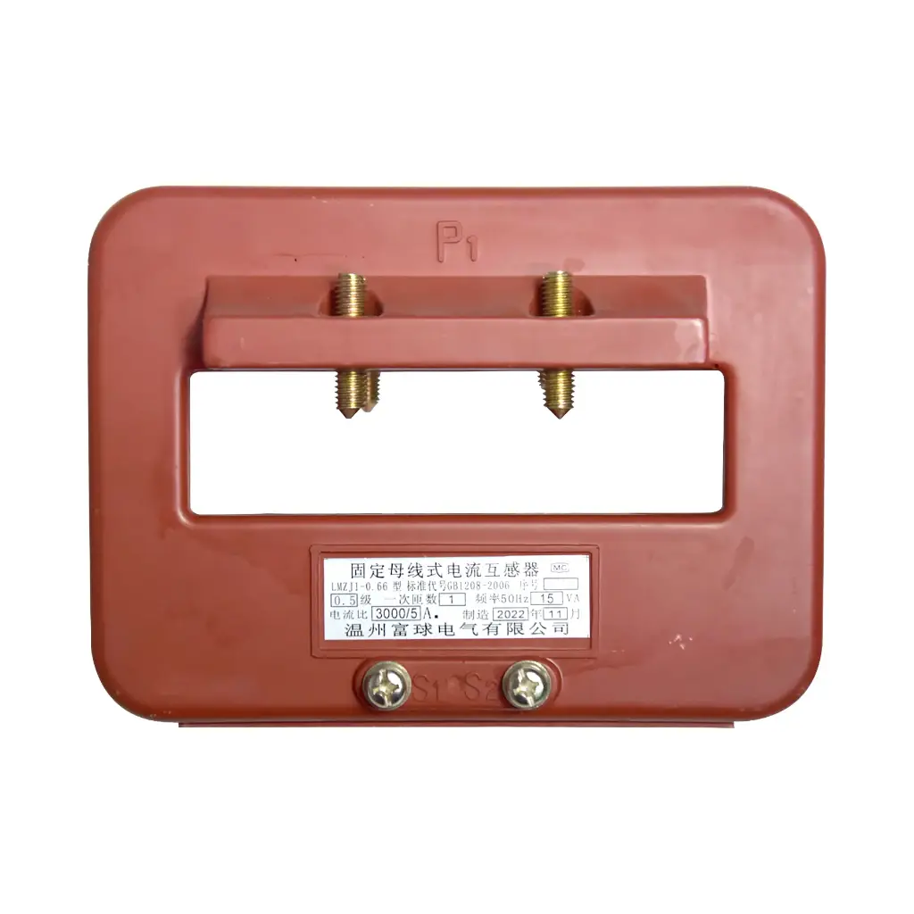 TRANSFORMADOR DE CORRIENTE BARRA FIJA LMZJ-0.66 3000A