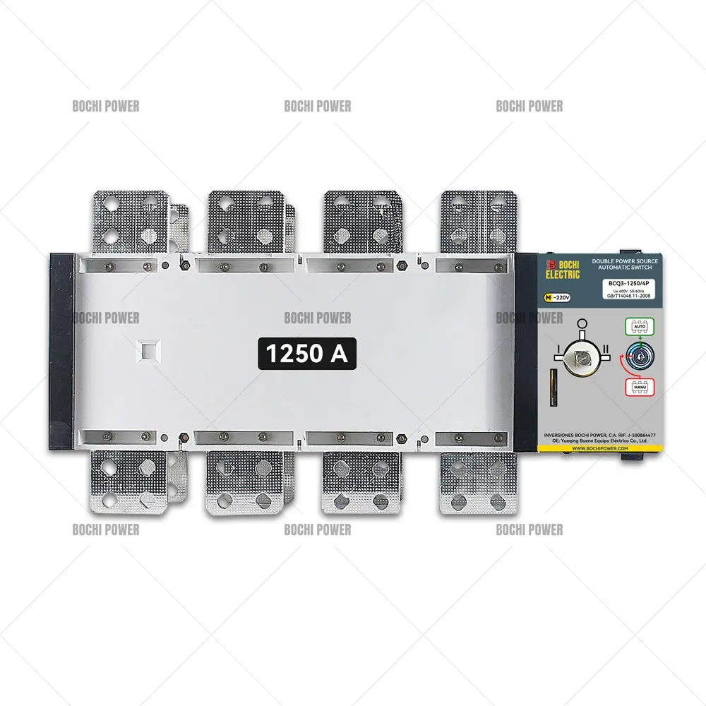 Automático de Fonte Dupla ATS BCQ3-1250/1250A 110V/4P