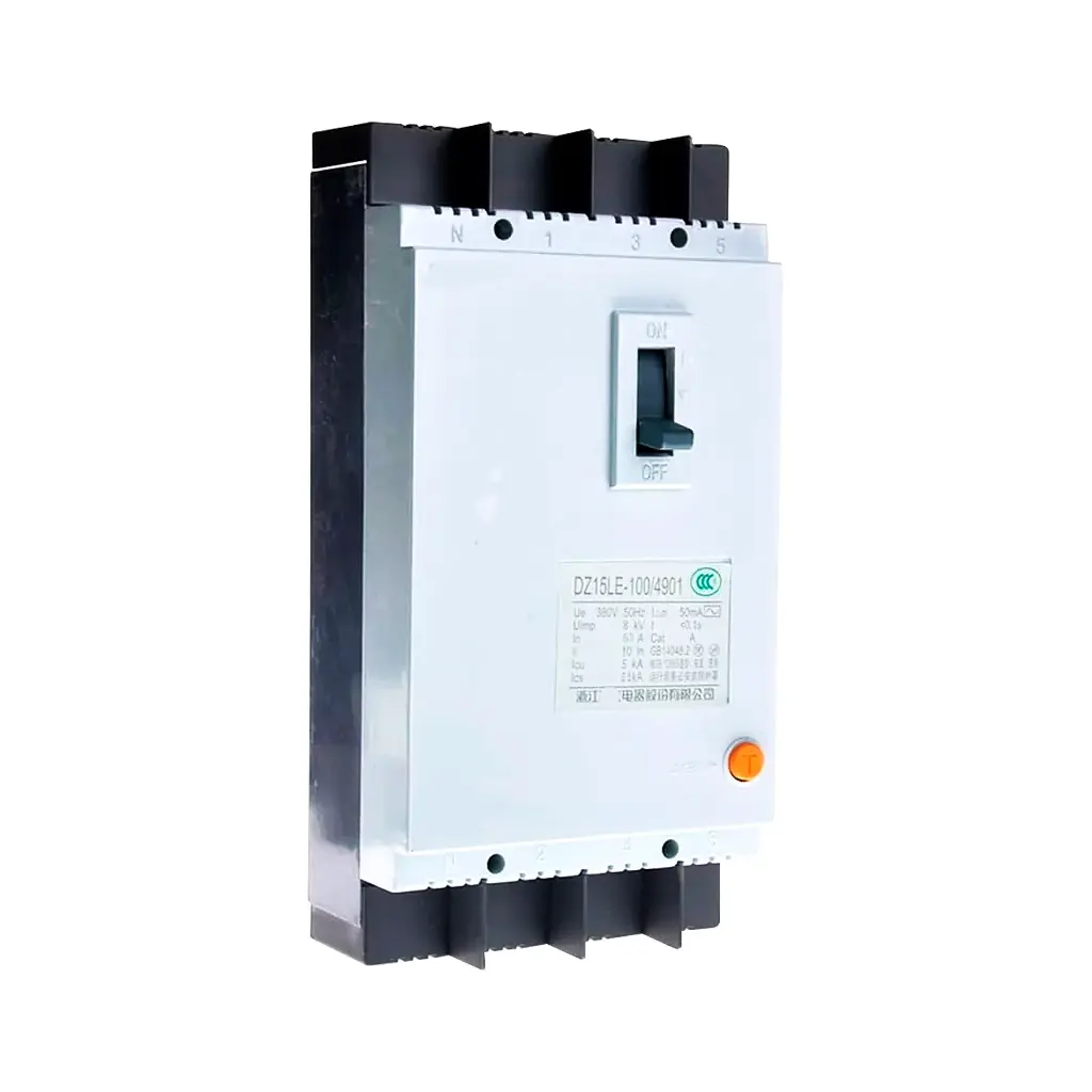 BREAKER CHINT ELECTRIC DZ15LE-100/4901 100AMP 4P