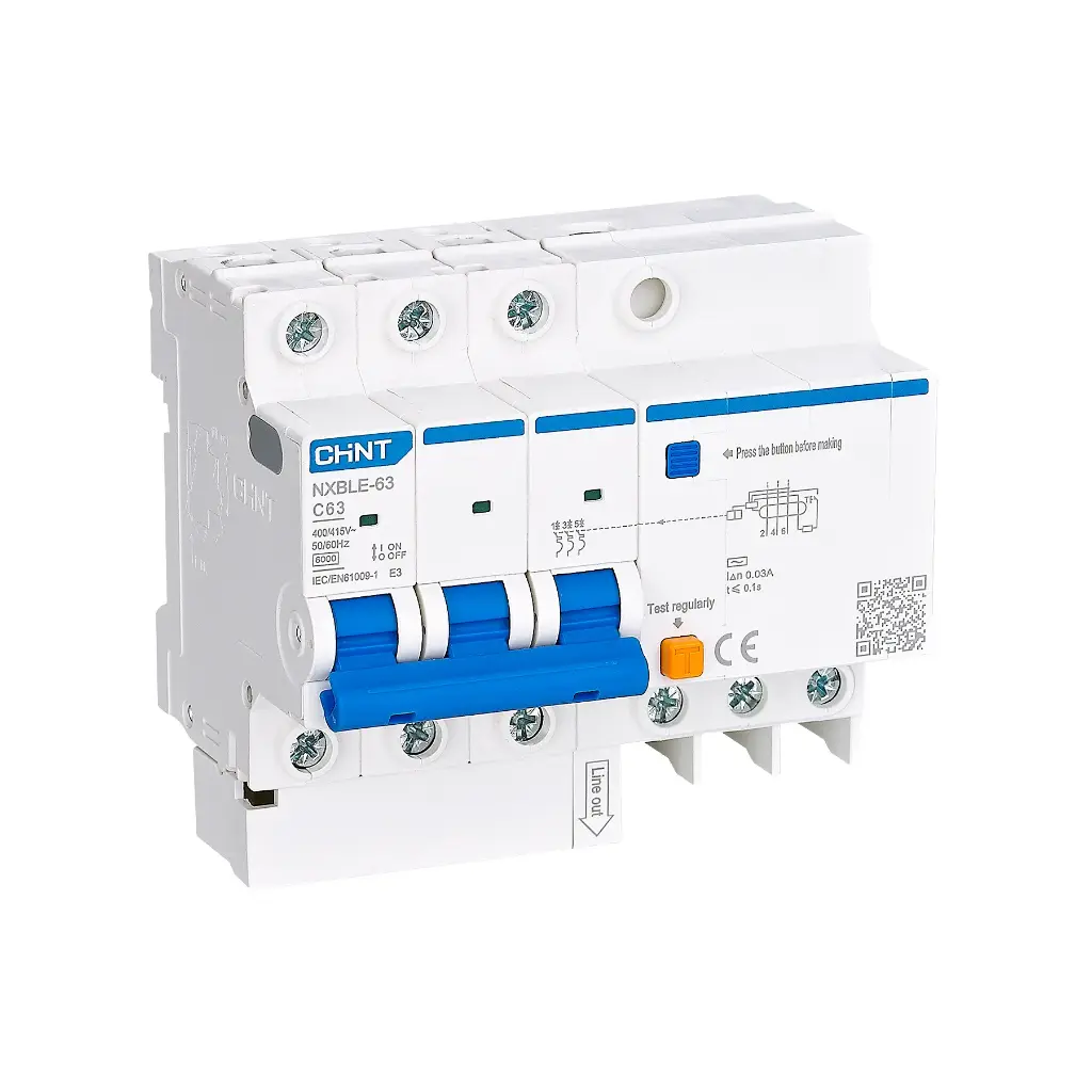 BREAKER CHINT ELECTRIC NXBLE-63 63AMP 3P