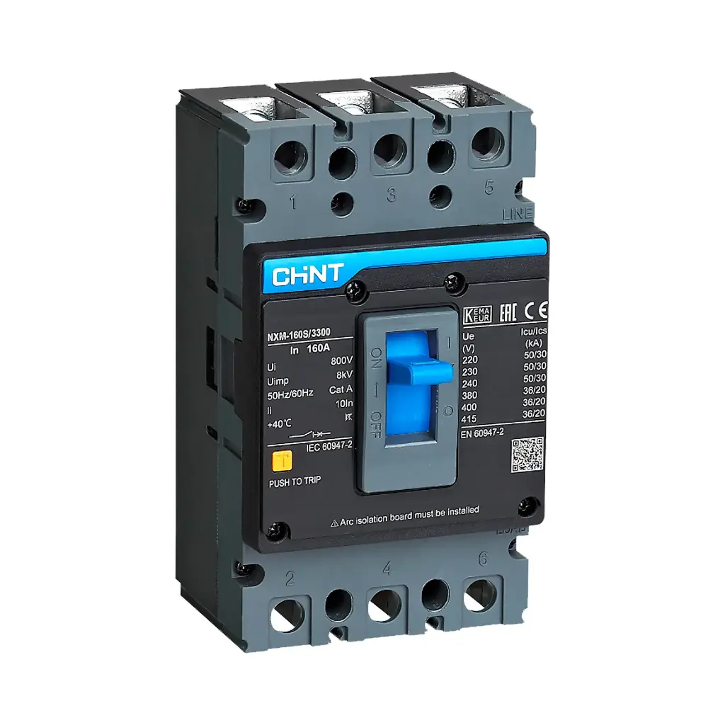 Автоматичний вимикач CHINT ELECTRIC NXM-160S\3300 160AMP 3P