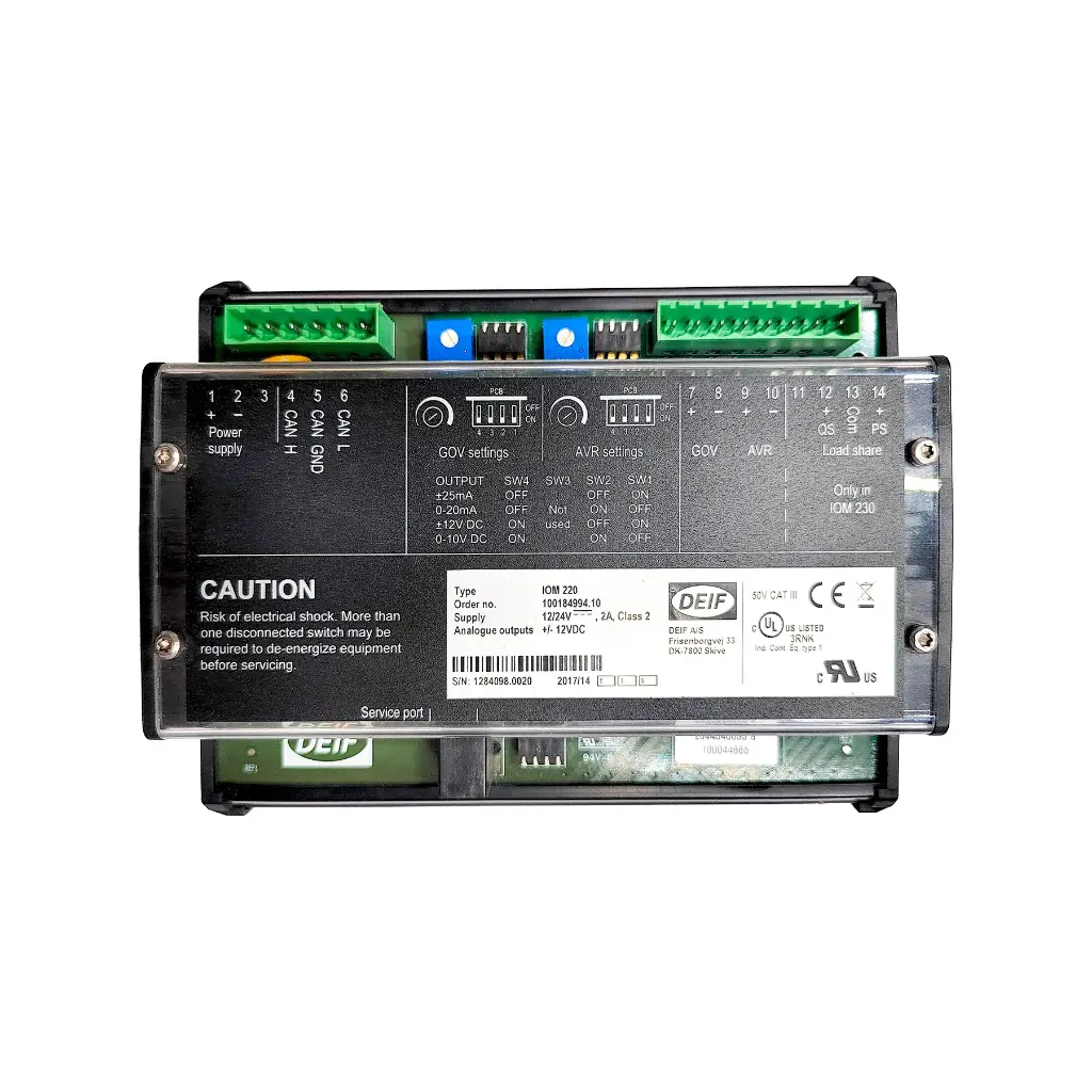 CONTROLADOR DEIF IOM 220/2445400358-100044665 