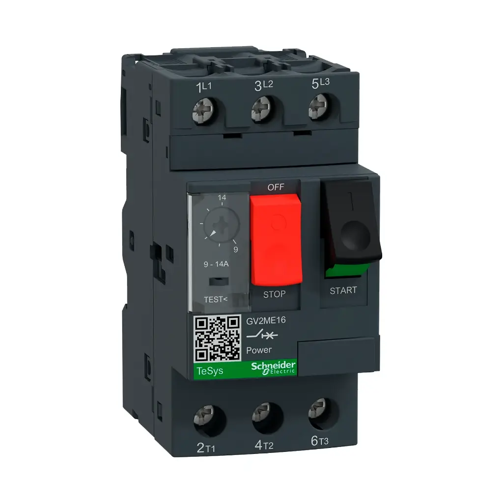 Schneider circuit breaker  GV2-ME16C 14 AMP 3P