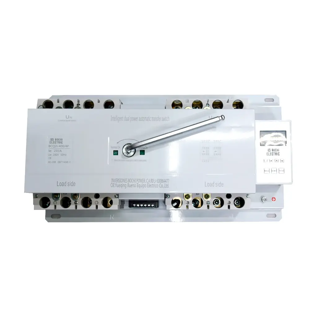 Comutador de transferência ATS  Bcq2i-400 ATS 250 AMP/110V/4P