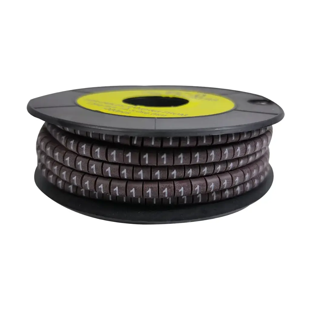 MARKER CABLE LETTER N° 1 X100 EC1 2.5MM