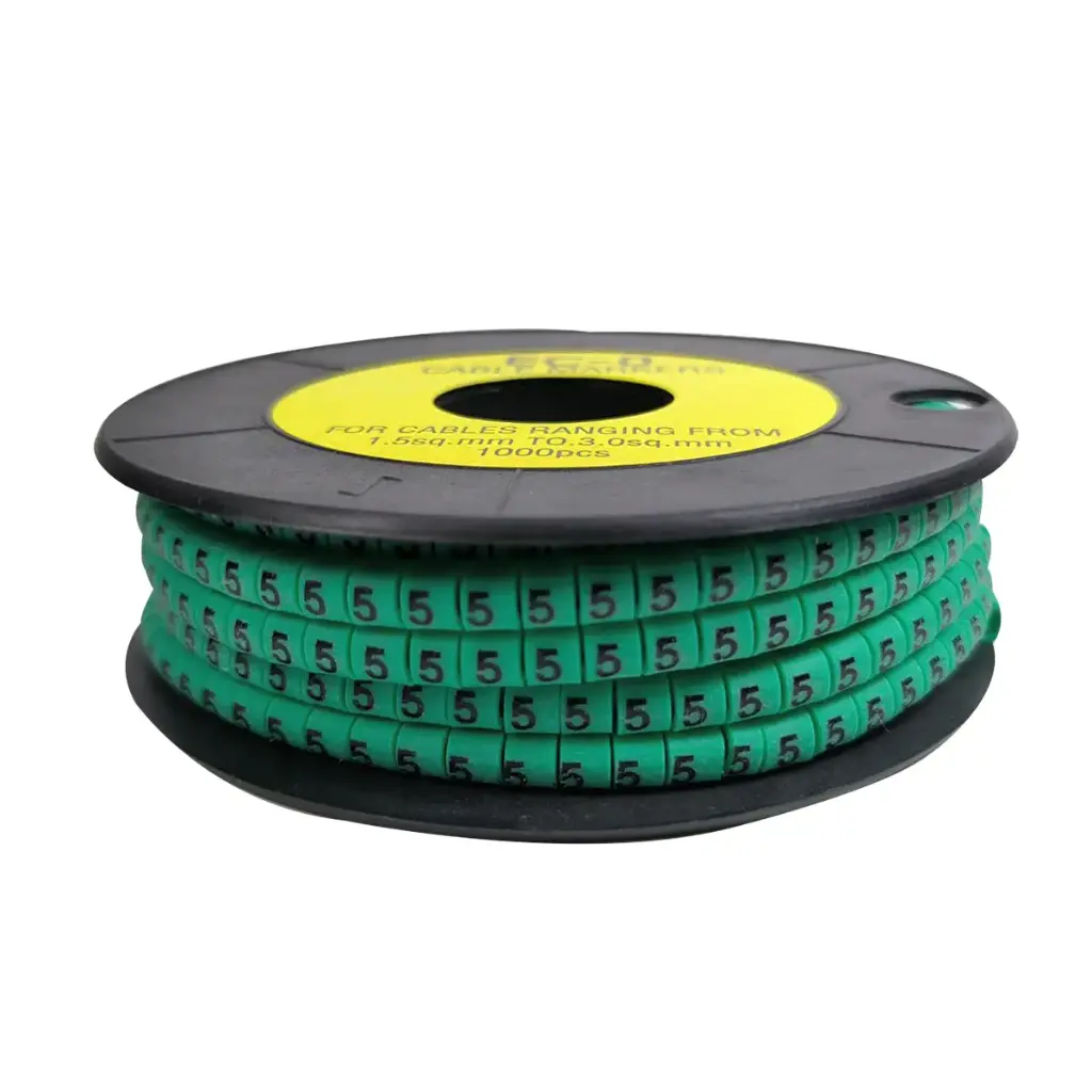MARKER CABLE LETTER N° 5 X100 EC1 2.5MM