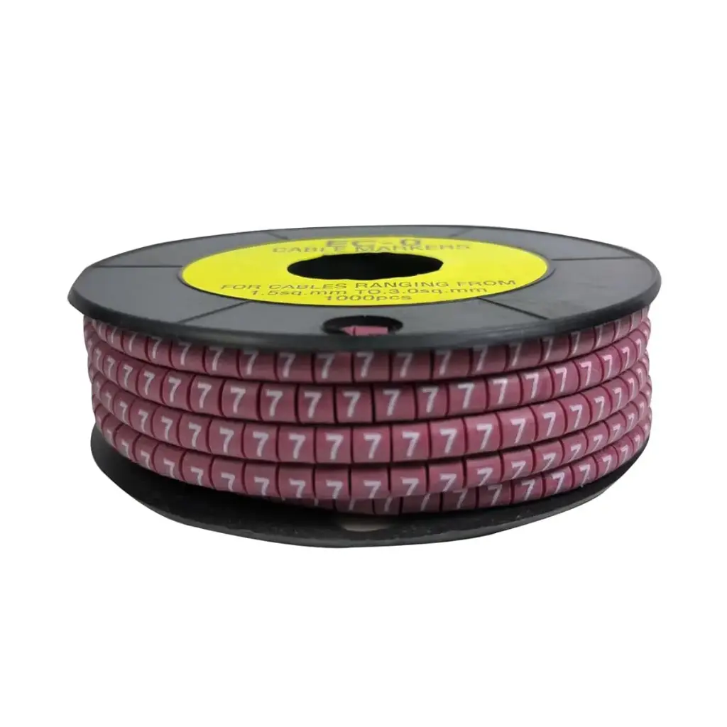 MARKER CABLE LETTER N° 7 X100 EC0 1.5MM