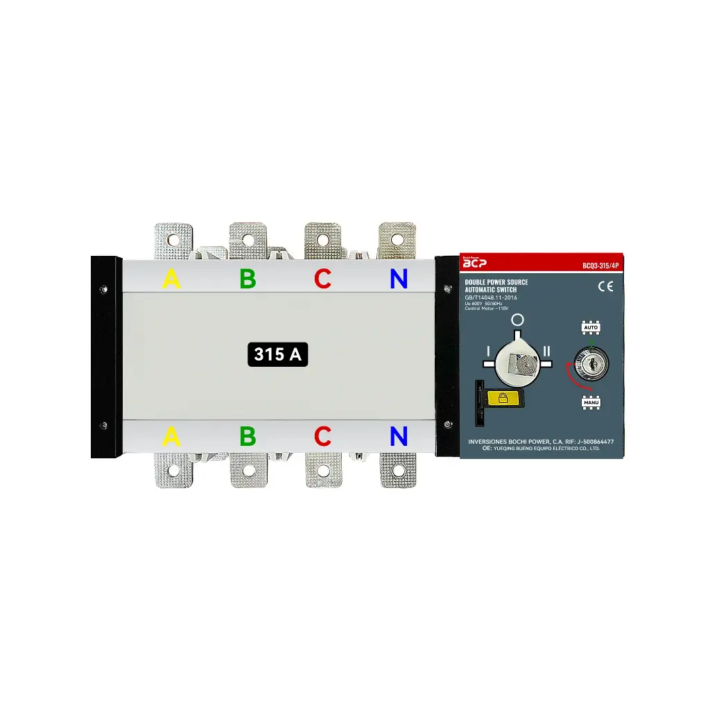 Transferencia Automática ATS BCQ3-400/315A 110V/4P