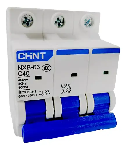 Disjuntor CHINT ELECTRIC NXB-63 40A 3P