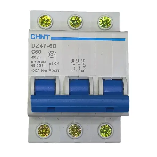 Disjuntor CHINT ELECTRIC DZ47-60A 3P