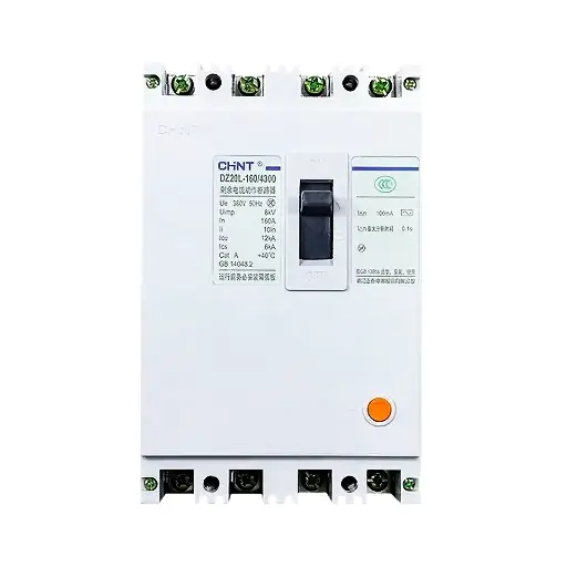 BREAKER CHINT ELECTRIC DZ20L-160/4300 80A