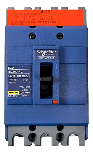 قاطع دائرة شنايدر إلكتريك EZD100E3080N 