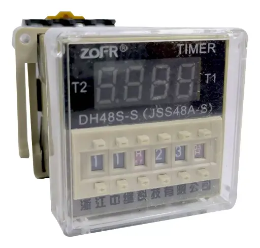 RELÉ TEMPORIZADOR DH48SS-S 24V