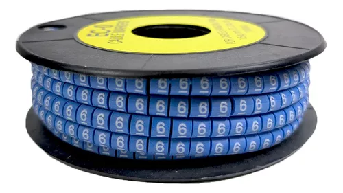 Câble marqué par lettre N°6 EC1 2.5MM