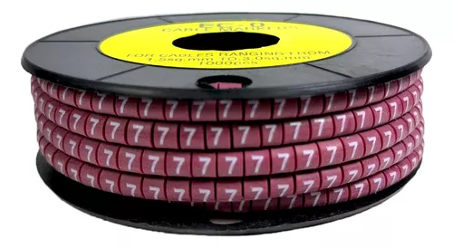 Câble marqué par lettre N°7 EC1 2.5MM