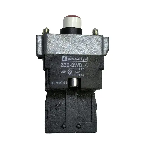 Botão de pressão ZB2-BWB41C Vermelho