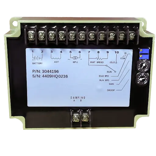 Speed governor 3044196 Normally closed CUMMINS SERIE N Below 300KW