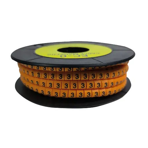 MARKER CABLE LETTER N° 3 X100 EC1 2.5MM